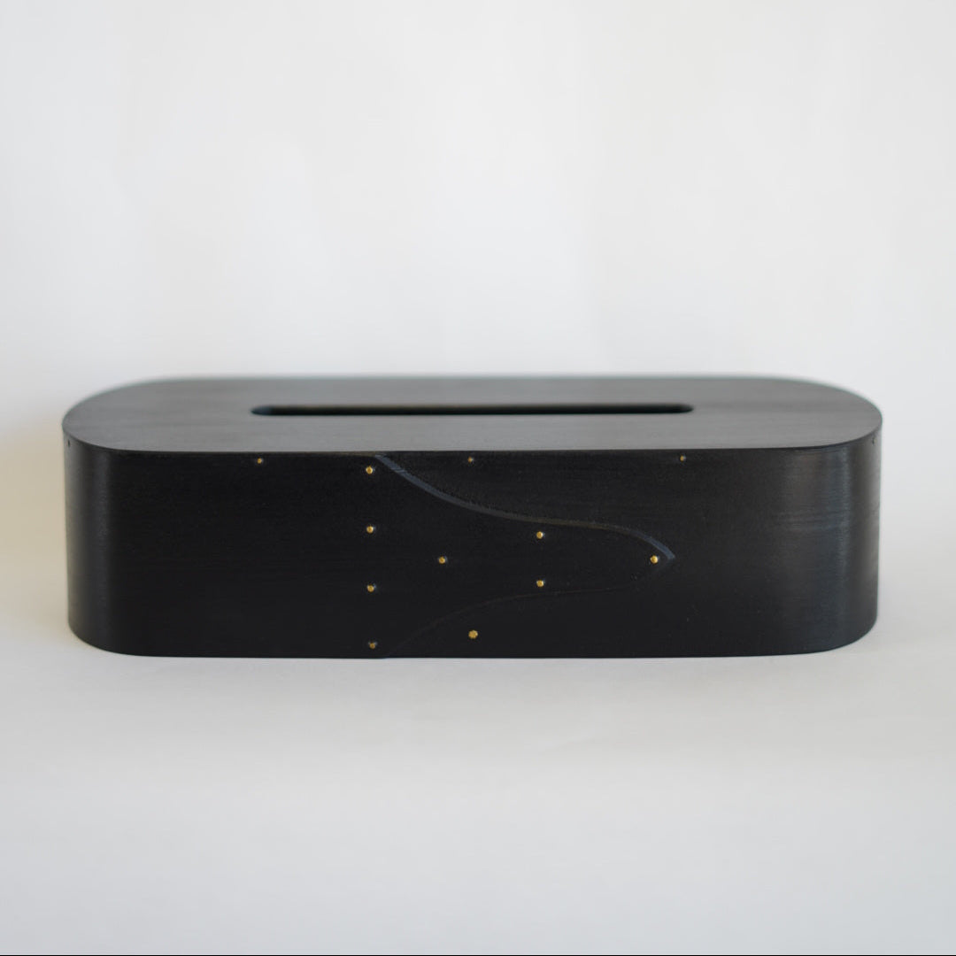 ティッシュケースBLK