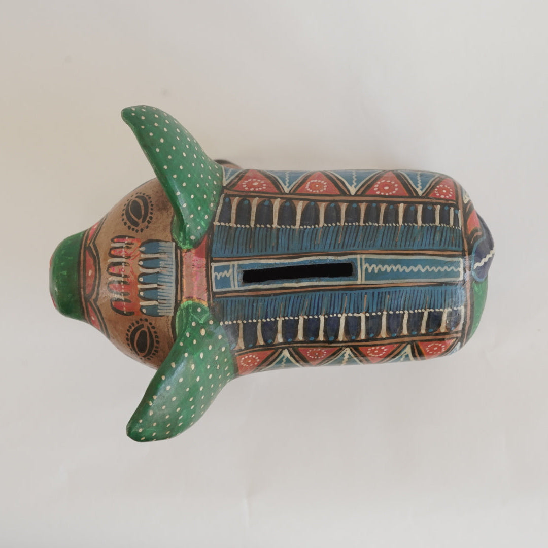 豚の陶器の貯金箱/メキシコ