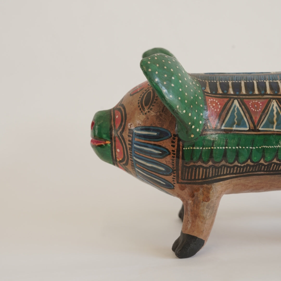 豚の陶器の貯金箱/メキシコ