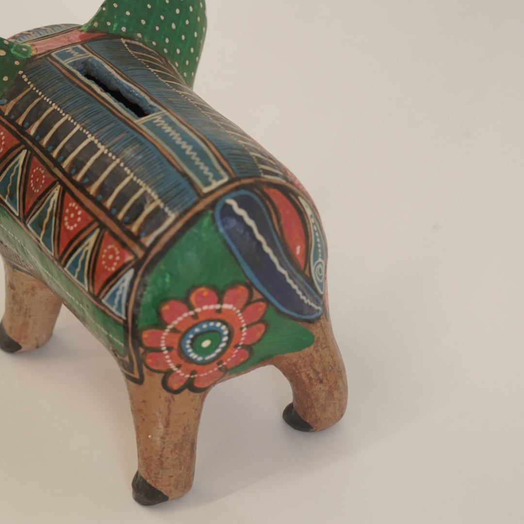 豚の陶器の貯金箱/メキシコ
