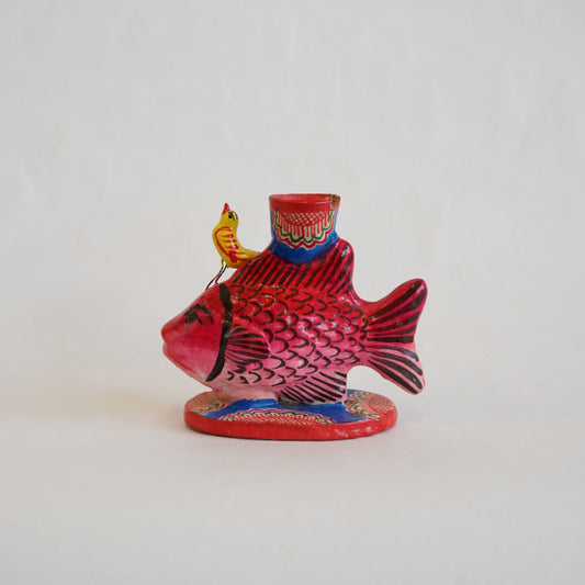 魚のキャンドルホルダー/メキシコ