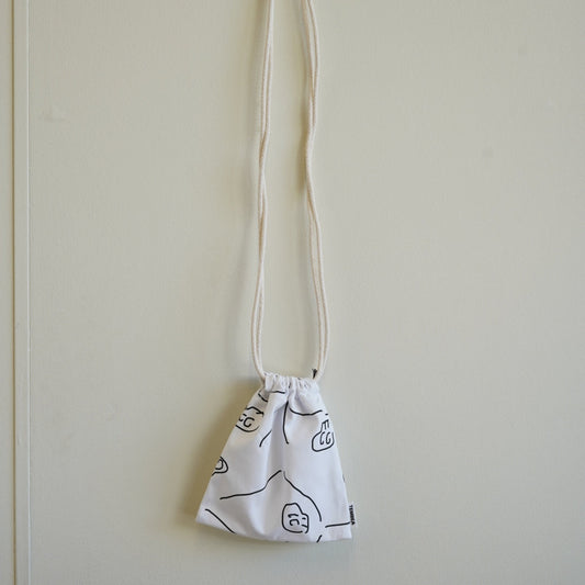 巾着POCHETTE HIMAA ドクロ