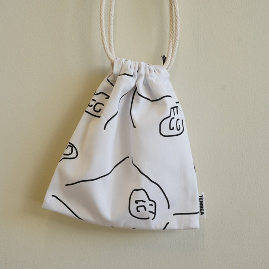 巾着POCHETTE HIMAA ドクロ